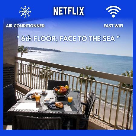 Vue Mer Panoramique, Clim, Balcon Et Plages 앙티브 외부 사진