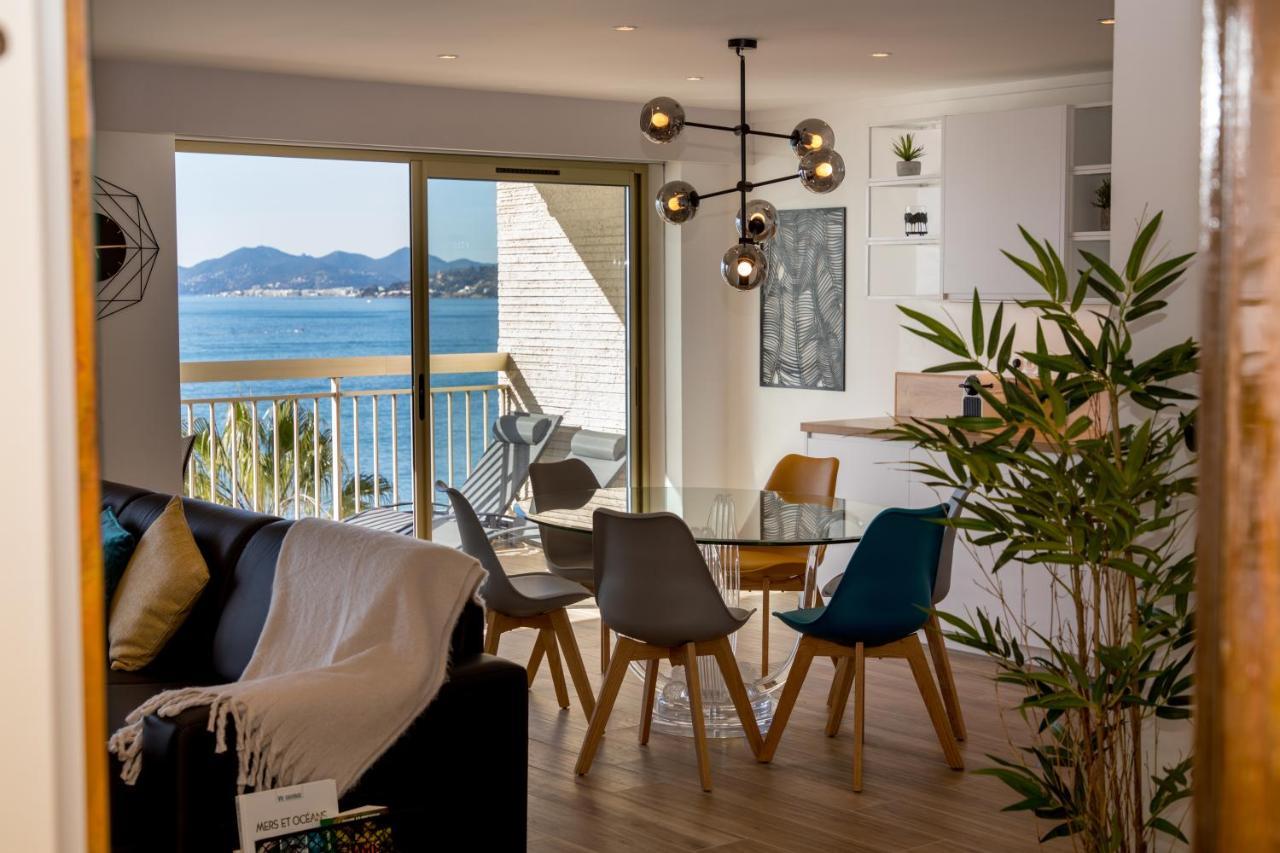 Vue Mer Panoramique, Clim, Balcon Et Plages 앙티브 외부 사진